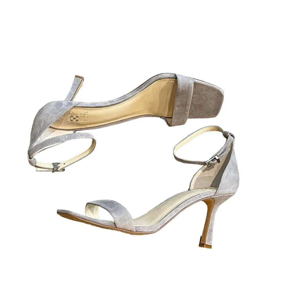 VINCE CAMUTO Enella Ankle-Strap Square Toe Sandals Size11M NWOB